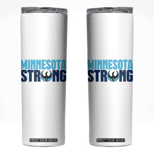 MN State Bird Loon Skinny Tumbler Minnesota Strong Pride TS12 White Print Your Wear