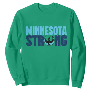 MN State Bird Loon Sweatshirt Minnesota Strong Pride TS12 Irish Green Print Your Wear