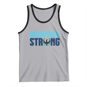 MN State Bird Loon Tank Top Minnesota Strong Pride TS12 Athletic Heather Black Print Your Wear