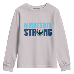 MN State Bird Loon Youth Sweatshirt Minnesota Strong Pride TS12 Ice Gray Print Your Wear