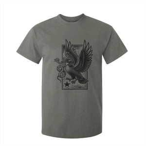 Rebel Loon Takes Down The Snake T Shirt For Kid Support MN Anti Ice Movement TS12 Military Green Print Your Wear