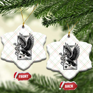 Rebel Loon Takes Down The Snake Ceramic Ornament Support MN Anti Ice Movement TS12 Print Your Wear