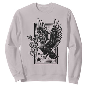 Rebel Loon Takes Down The Snake Sweatshirt Support MN Anti Ice Movement TS12 Ice Gray Print Your Wear