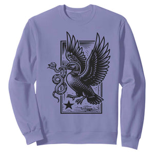 Rebel Loon Takes Down The Snake Sweatshirt Support MN Anti Ice Movement TS12 Violet Print Your Wear