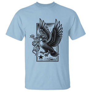Rebel Loon Takes Down The Snake T Shirt Support MN Anti Ice Movement TS12 Light Blue Print Your Wear