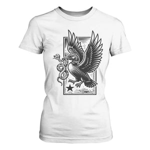 Rebel Loon Takes Down The Snake T Shirt For Women Support MN Anti Ice Movement TS12 White Print Your Wear