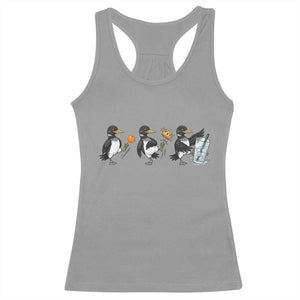 Funny No Kings MN Rebel Loon Racerback Tank Top Minnesota State Pride TS12 Sport Gray Print Your Wear