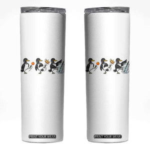 Funny No Kings MN Rebel Loon Skinny Tumbler Minnesota State Pride TS12 White Print Your Wear