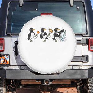 Funny No Kings MN Rebel Loon Spare Tire Cover Minnesota State Pride TS12 No hole White Print Your Wear