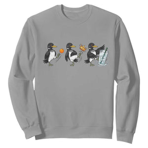 Funny No Kings MN Rebel Loon Sweatshirt Minnesota State Pride TS12 Sport Gray Print Your Wear