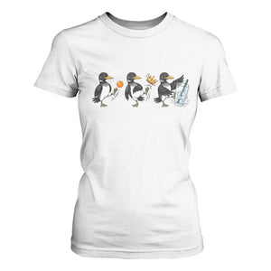 Funny No Kings MN Rebel Loon T Shirt For Women Minnesota State Pride TS12 White Print Your Wear