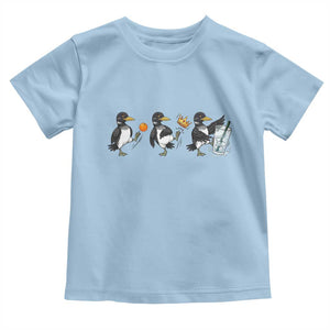 Funny No Kings MN Rebel Loon Toddler T Shirt Minnesota State Pride TS12 Light Blue Print Your Wear