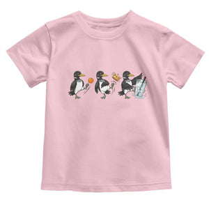 Funny No Kings MN Rebel Loon Toddler T Shirt Minnesota State Pride TS12 Light Pink Print Your Wear