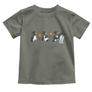 Funny No Kings MN Rebel Loon Toddler T Shirt Minnesota State Pride TS12 Military Green Print Your Wear