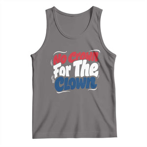 Anti Monarchy Political Tank Top No Crown For A Clown TS12 Deep Heather Print Your Wear