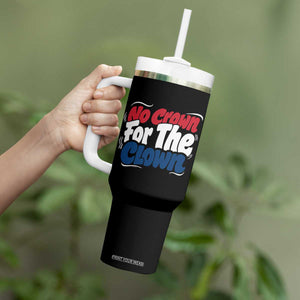 Anti Monarchy Political Tumbler With Handle No Crown For A Clown TS12 Print Your Wear