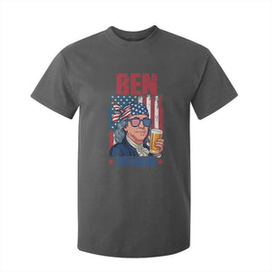 Benjamin Franklin T Shirt For Kid Funny Ben Drankin American History TS12 Dark Heather Print Your Wear