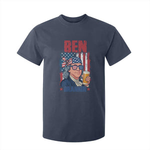 Benjamin Franklin T Shirt For Kid Funny Ben Drankin American History TS12 Navy Print Your Wear