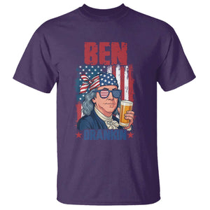 Benjamin Franklin T Shirt Funny Ben Drankin American History TS12 Purple Print Your Wear