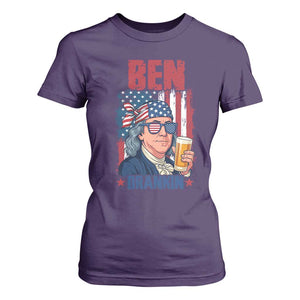 Benjamin Franklin T Shirt For Women Funny Ben Drankin American History TS12 Purple Print Your Wear