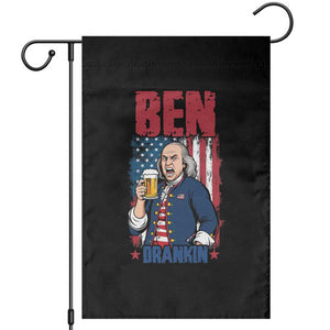 Benjamin Franklin Garden Flag Funny Patriotic Founding Father TS12 Black Print Your Wear