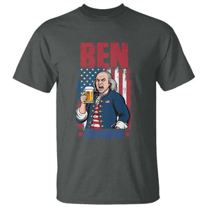 Benjamin Franklin T Shirt Funny Patriotic Founding Father TS12 Dark Heather Print Your Wear
