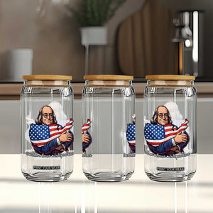 Benjamin Franklin Glass Can Freedom Liberty Independence American History TS12 Print Your Wear