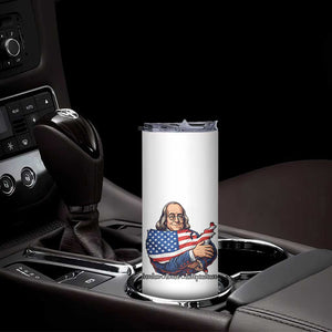 Benjamin Franklin Skinny Tumbler Freedom Liberty Independence American History TS12 Print Your Wear