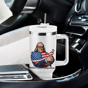 Benjamin Franklin Tumbler With Handle Freedom Liberty Independence American History TS12 Print Your Wear