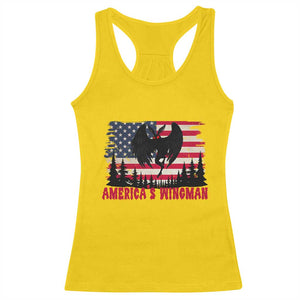 Mothman Americas Wingman Racerback Tank Top Funny Patriotic Cryptid TS12 Daisy Print Your Wear
