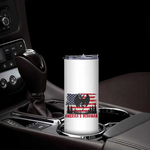 Mothman Americas Wingman Skinny Tumbler Funny Patriotic Cryptid TS12 Print Your Wear