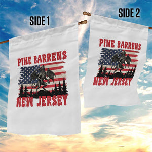 Patriotic Jersey Devil Garden Flag Pine Barrens New Jersey Cryptid TS12 Print Your Wear