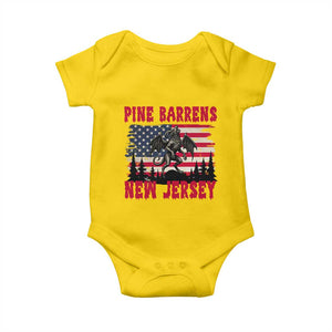 Patriotic Jersey Devil Baby Onesie Pine Barrens New Jersey Cryptid TS12 Daisy Print Your Wear