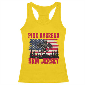 Patriotic Jersey Devil Racerback Tank Top Pine Barrens New Jersey Cryptid TS12 Daisy Print Your Wear