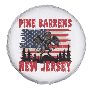 Patriotic Jersey Devil Spare Tire Cover Pine Barrens New Jersey Cryptid TS12 Print Your Wear