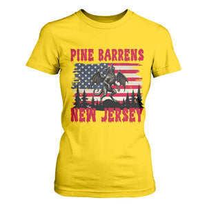 Patriotic Jersey Devil T Shirt For Women Pine Barrens New Jersey Cryptid TS12 Daisy Print Your Wear