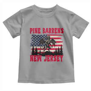 Patriotic Jersey Devil Toddler T Shirt Pine Barrens New Jersey Cryptid TS12 Sport Gray Print Your Wear