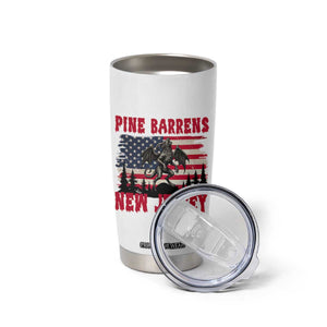 Patriotic Jersey Devil Tumbler Cup Pine Barrens New Jersey Cryptid TS12 Print Your Wear