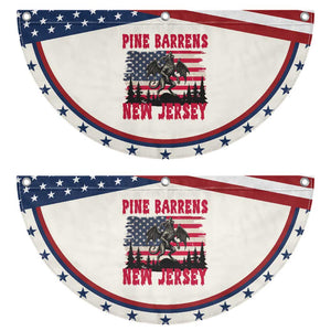 Jersey Devil Lover Patriotic Fan Flag Pine Barrens New Jersey Cryptid