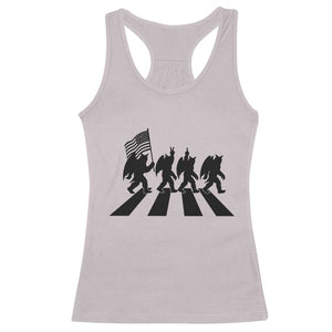 Funny Patriotic Mothman Racerback Tank Top Cryptid Lover Gift TS12 Ice Gray Print Your Wear