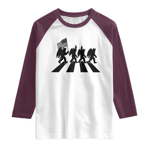 Funny Patriotic Mothman Raglan Shirt Cryptid Lover Gift TS12 White Maroon Print Your Wear