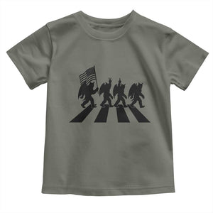 Funny Patriotic Mothman Toddler T Shirt Cryptid Lover Gift TS12 Military Green Print Your Wear