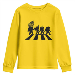 Funny Patriotic Mothman Youth Sweatshirt Cryptid Lover Gift TS12 Daisy Print Your Wear