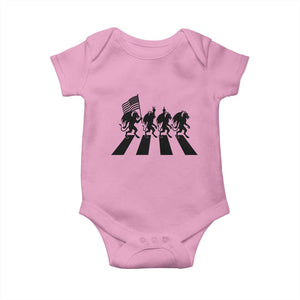 Patriotic Jersey Devil Baby Onesie New Jersey Cryptid Gift TS12 Light Pink Print Your Wear