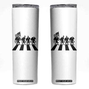 Patriotic Jersey Devil Skinny Tumbler New Jersey Cryptid Gift TS12 White Print Your Wear