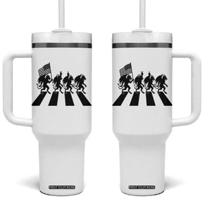 Patriotic Jersey Devil Tumbler With Handle New Jersey Cryptid Gift TS12 One Size: 40 oz White Print Your Wear