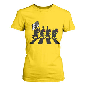 Patriotic Chupacabra T Shirt For Women Funny Cryptid Lover Gift TS12 Daisy Print Your Wear