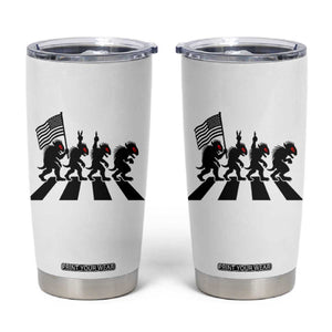 Patriotic Chupacabra Tumbler Cup Funny Cryptid Lover Gift TS12 White Print Your Wear