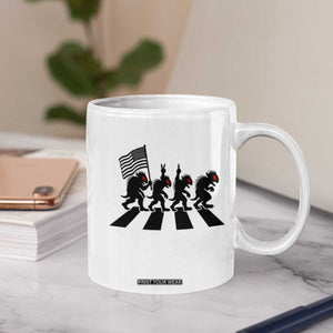 Patriotic Chupacabra Coffee Mug Funny Cryptid Lover Gift TS12 Print Your Wear