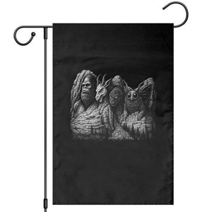 Cryptid Mount Rushmore Garden Flag Bigfoot Mothman Jersey Devil Chupacabra TS12 Black Print Your Wear
